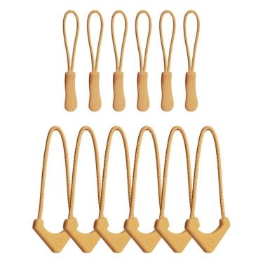 WANDRD Standard Zipper Puller (Dallol Yellow, 12-Pack)