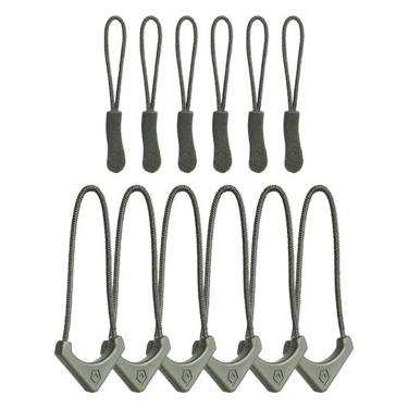 WANDRD Standard Zipper Puller (Wasatch Green, 12-Pack)