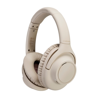 Audio-Technica ATH-S300BT Bluetooth Over-Ear Headphones (Beige)