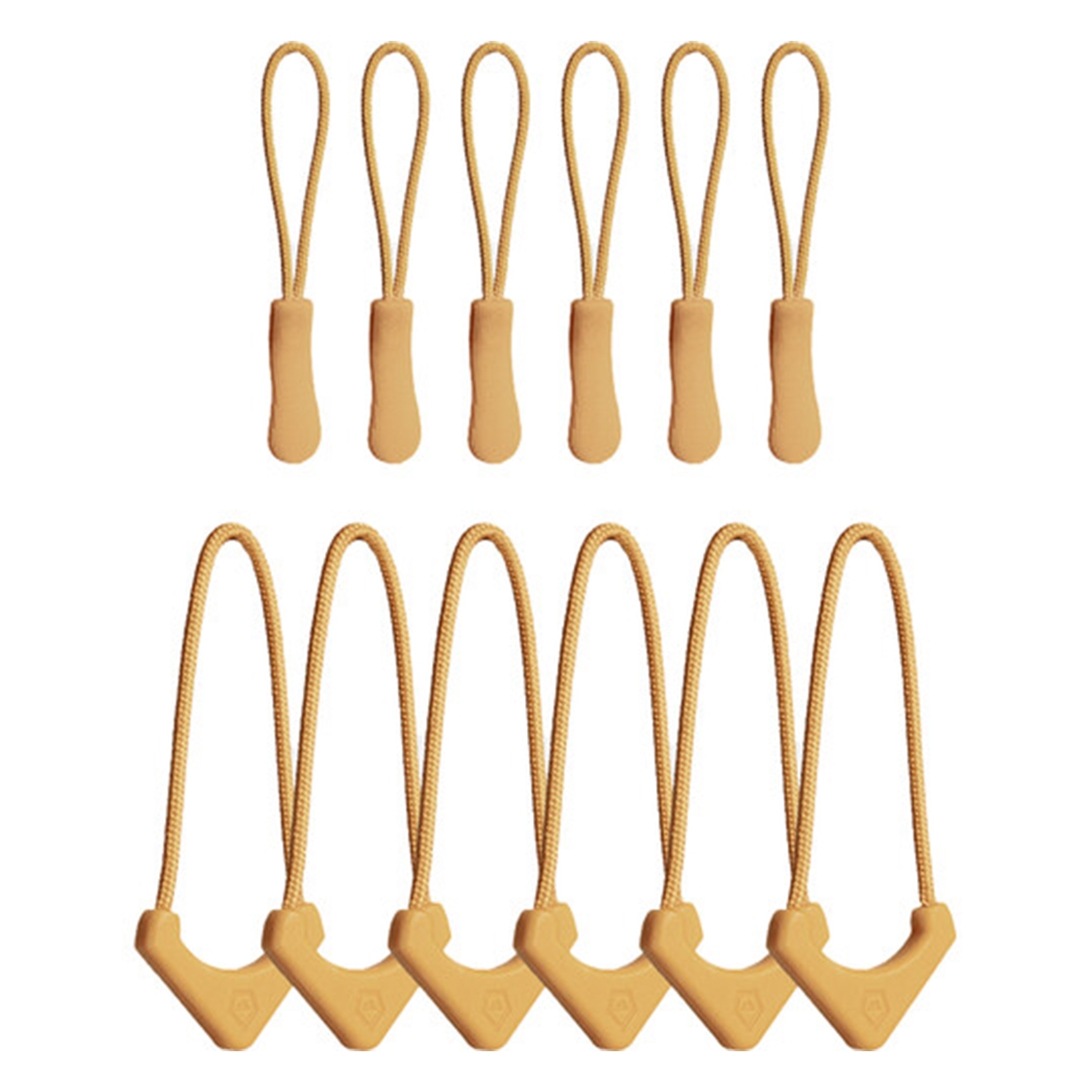 WANDRD Standard Zipper Puller (Dallol Yellow, 12-Pack)