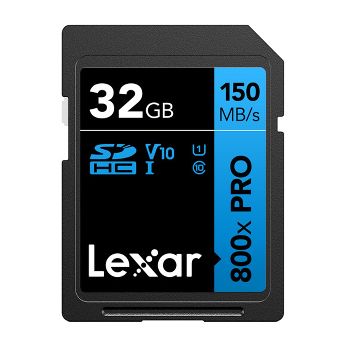 Lexar 32GB High-Performance 800x PRO UHS-I SDHC V30 150MB/s Memory Card (BLUE Series) 