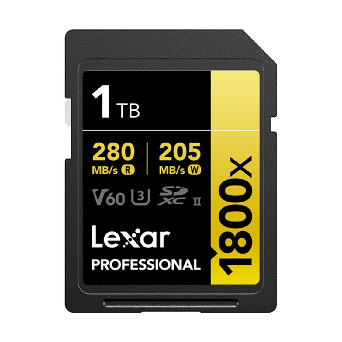 Lexar Professional 1TB 1800x UHS-II SDXC Memory Card, GOLD Series