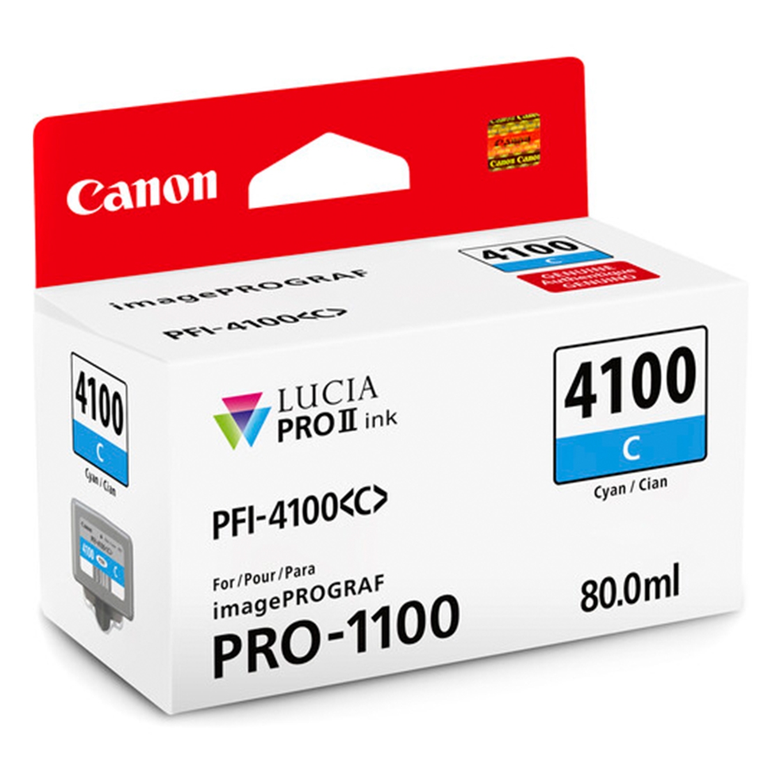 Canon PFI-4100 Cyan Ink Tank (PRO-1100)