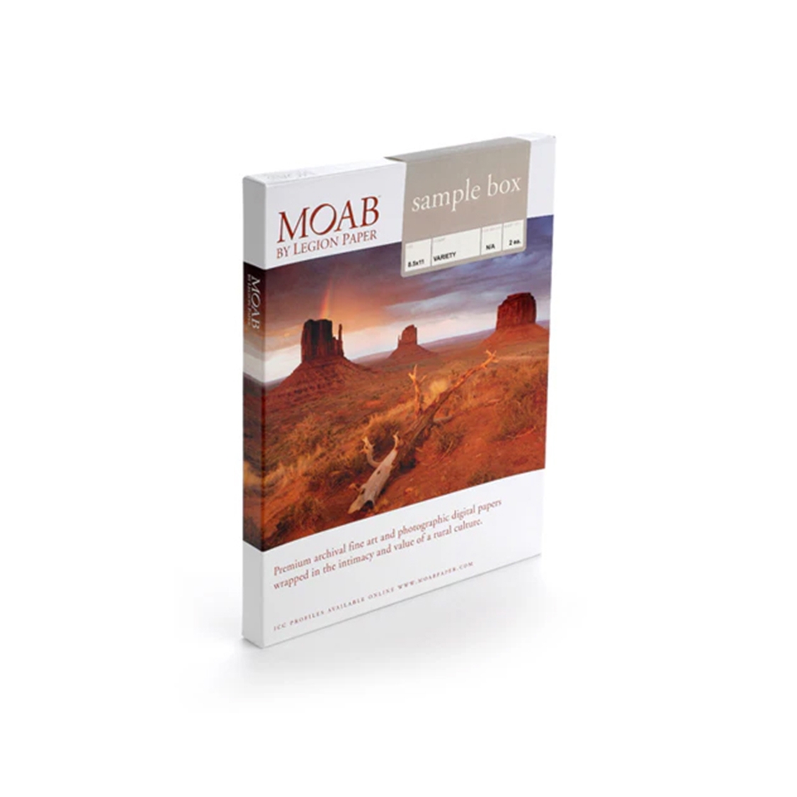 MOAB 8.5x11 Inch Sample Printer Paper Pack