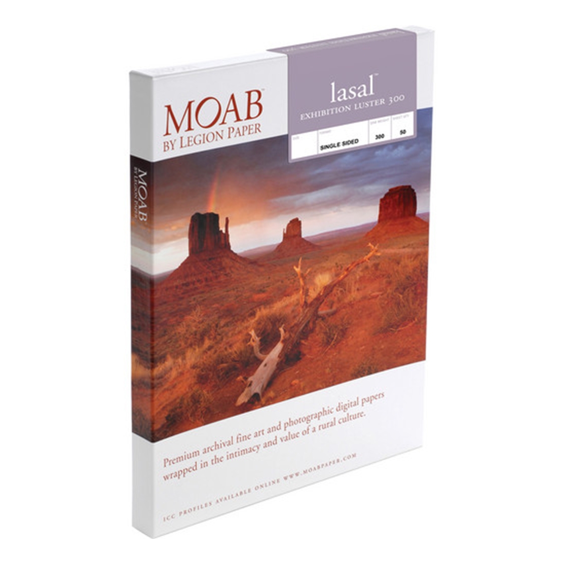 MOAB Lasal Exhibition Luster 300 Paper (13x19 Inches, 50 Sheets)