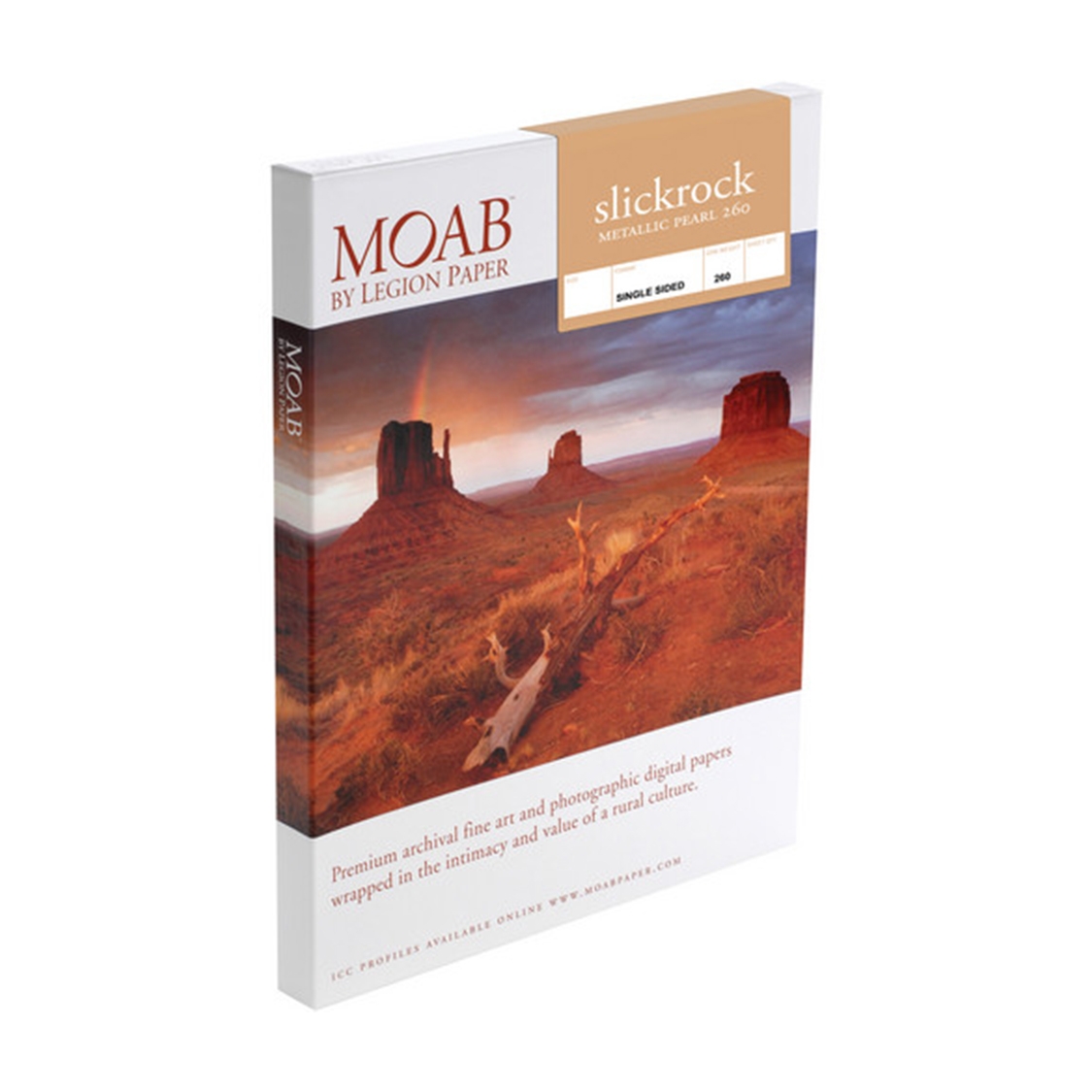 MOAB Slickrock Metallic Pearl 260 Paper (13x19 Inches, 25 Sheets)