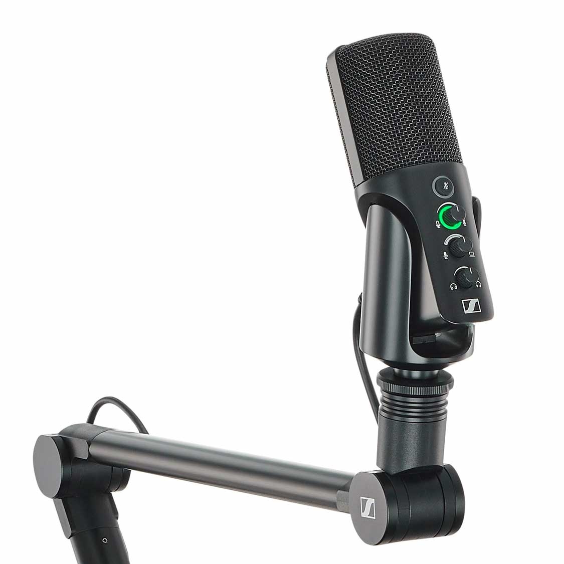 Sennheiser Professional Profile USB Microphone Streaming Set with Boom Arm,  3 m USB-C Cable & Mic Pouch