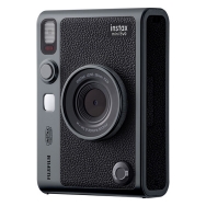 Fujifilm Instax Mini Evo Hybrid Instant Camera Bundle (Limited Edition, Dark Silver)