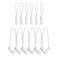 WANDRD Standard Zipper Puller (Cloudbreak White, 12-Pack)