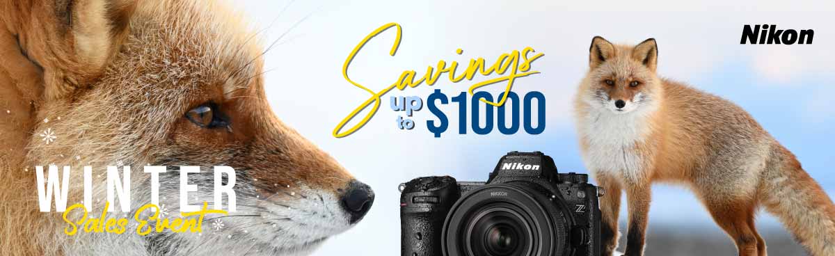 Savings up to $1000 on Nikon Cameras, Lenses and More!