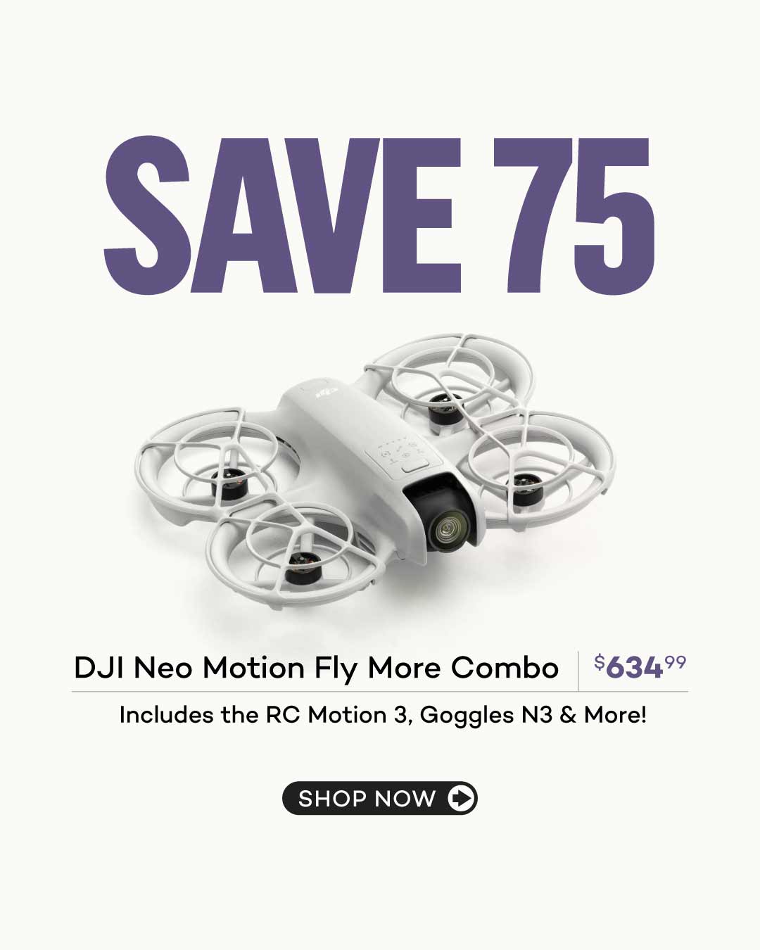 DJI Neo Motion Fly More Drone Combo