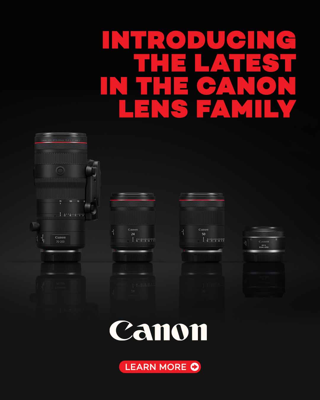 Canon RF and RF-S Lens Announcements