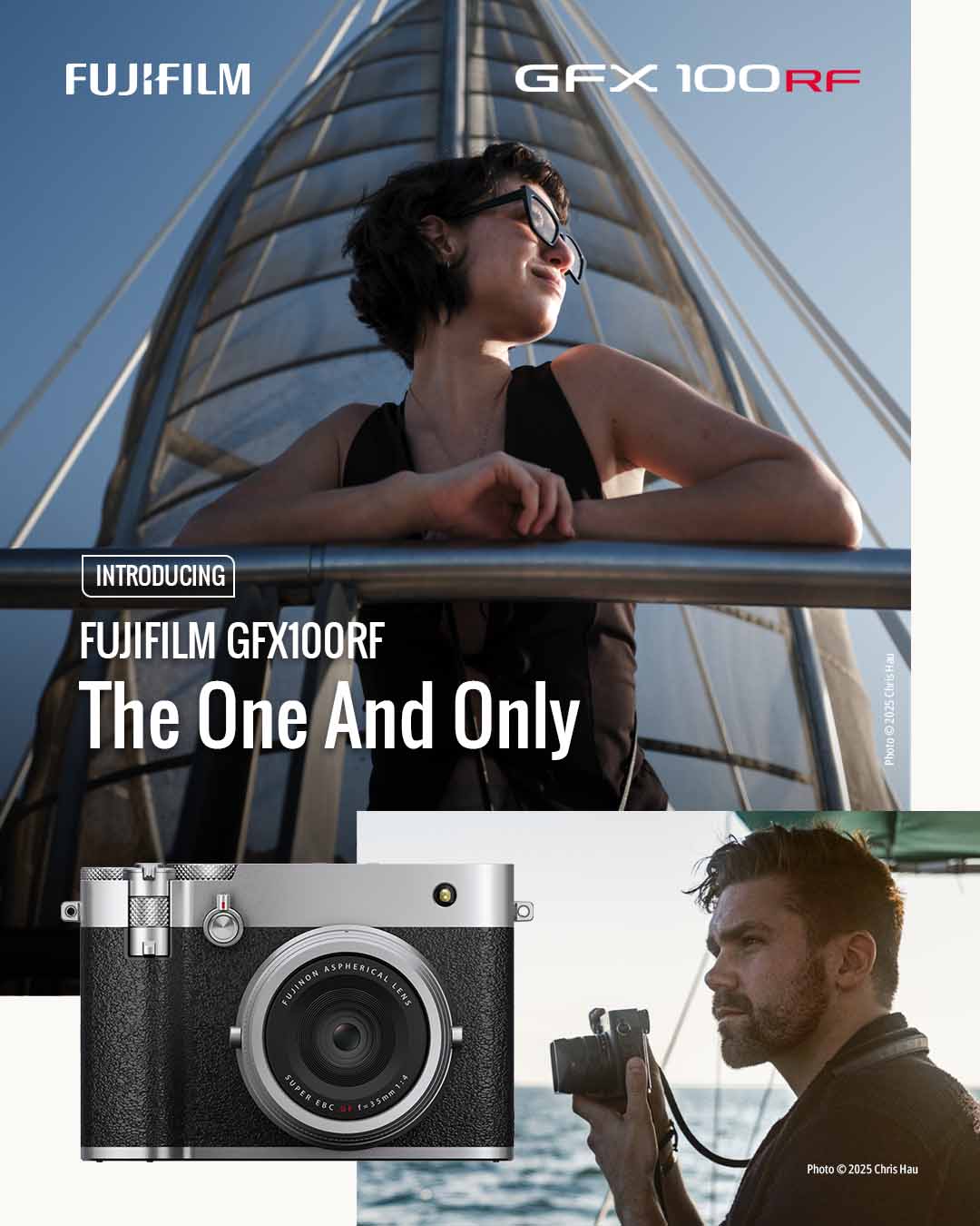 New Fujifilm GFX 100RF Compact Camera with a 100MP Large Format Sensor