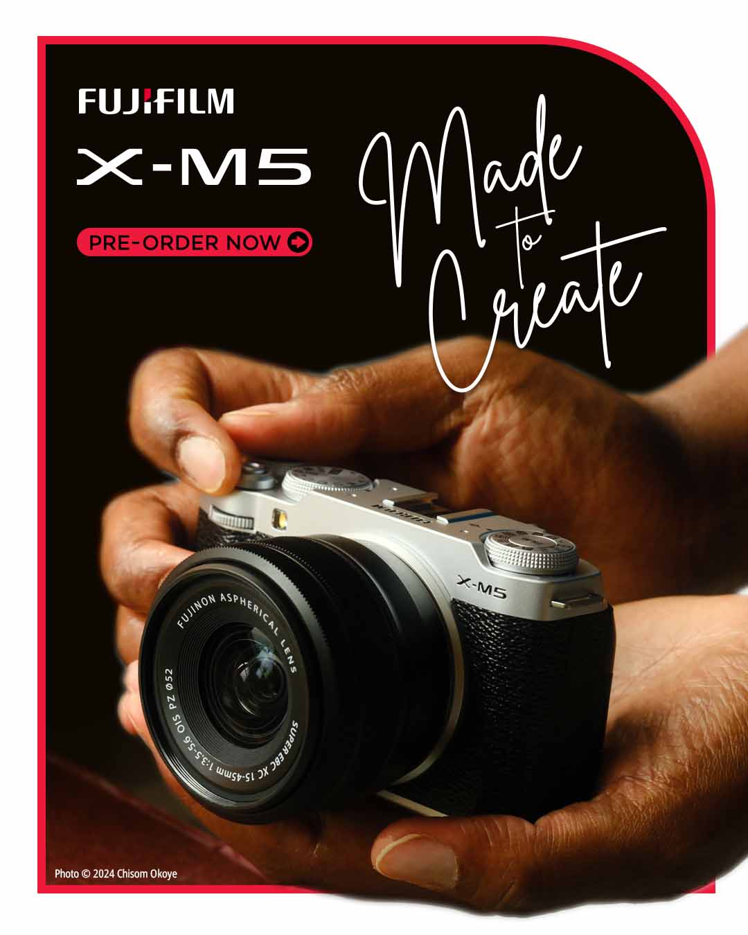 Fujifilm X-M5 Digital Camera with 15-45mm Lens