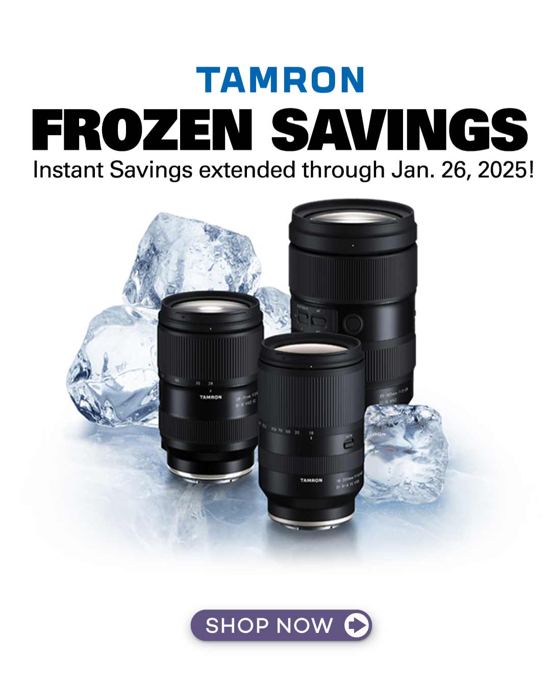 Tamron Holiday Lens Sale Extended – Shop Now!