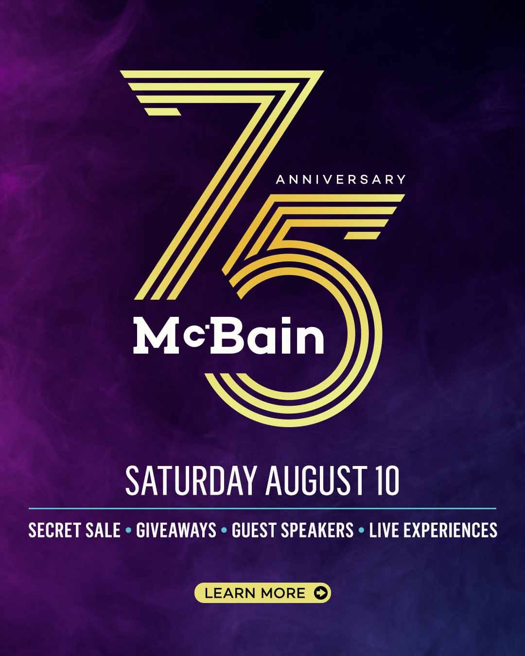 McBain Camera 75th Anniversary Event