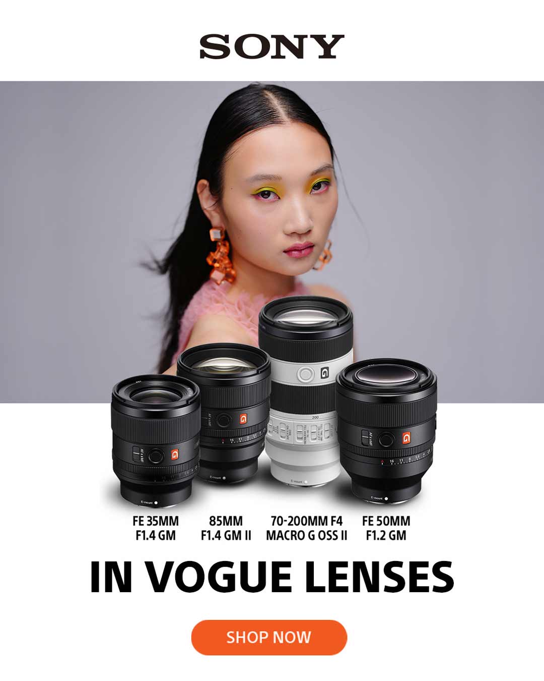 Sony In Vogue Lenses